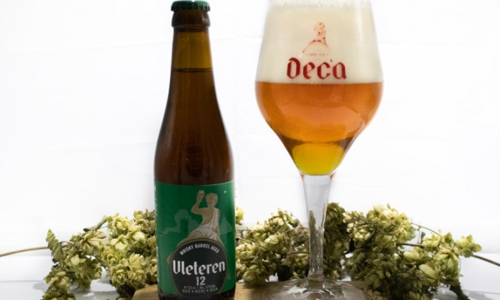 Vleteren 12 Blond flesje en glas